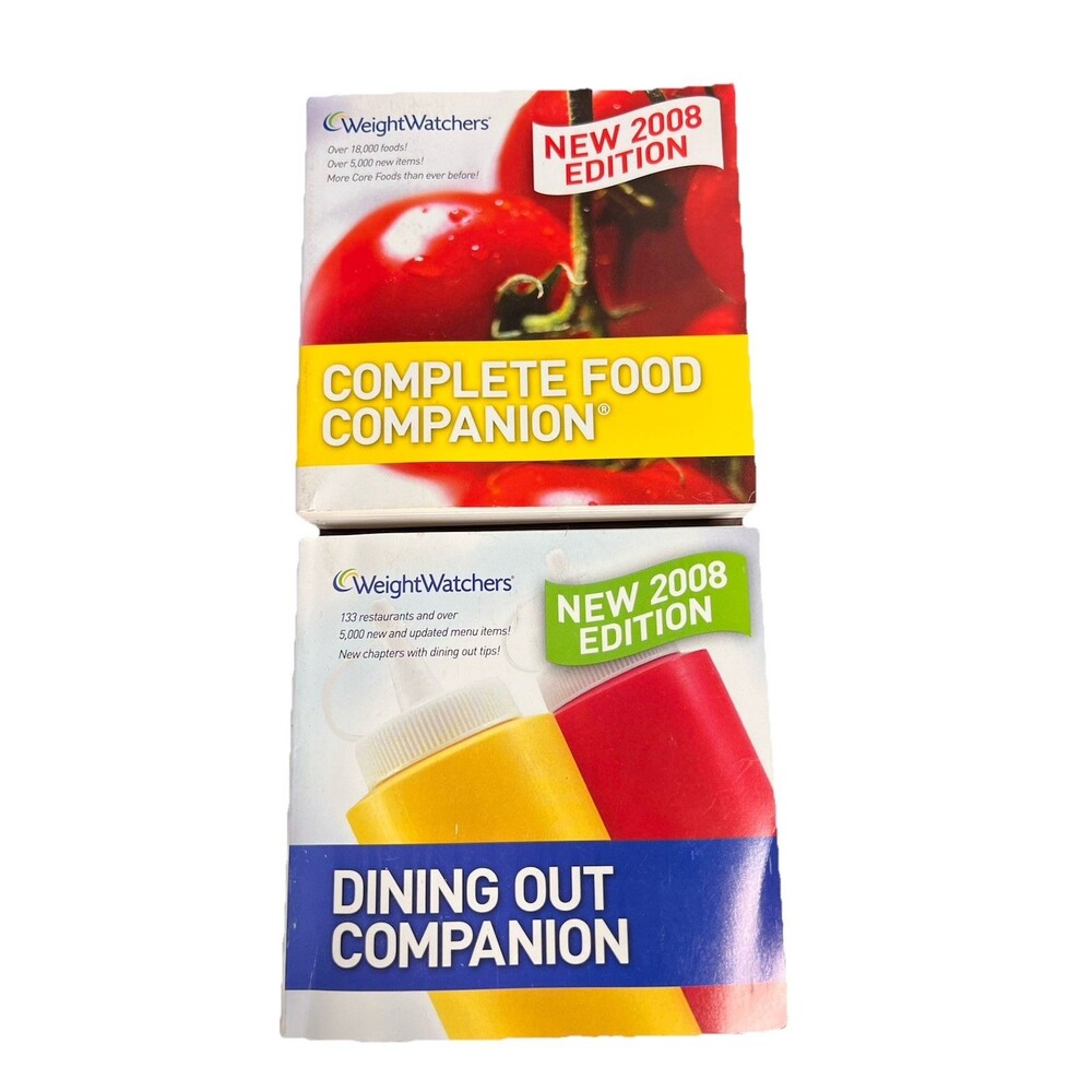 Vintage‎ 2008 Weight Watchers Dining Out Companion Book Guide & Food Companion